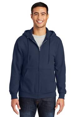 Port & Company ® - Essential Fleece Full-Zip Hooded Sweatshirt. PC90ZH Port & Company ® - Essential Fleece Full-Zip Hooded Sweatshirt. PC90ZH