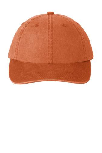 Port Authority  Garment-Washed Cap.  PWU
