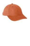 Port Authority  Garment-Washed Cap.  PWU