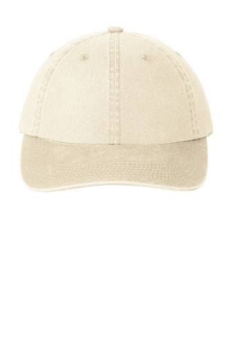 Port Authority  Garment-Washed Cap.  PWU