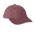 Port Authority  Garment-Washed Cap.  PWU