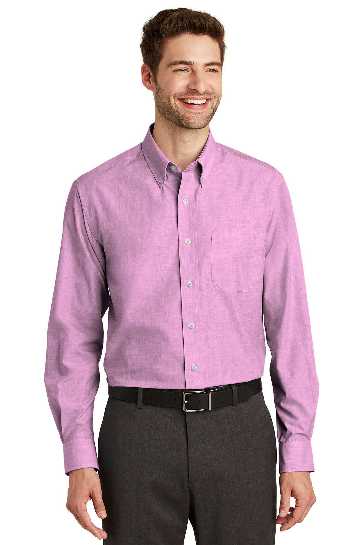Port Authority Crosshatch Easy Care Shirt. S640