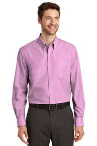 Port Authority Crosshatch Easy Care Shirt. S640
