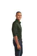DISCONTINUED  Port Authority Stain-Release Roll Sleeve Twill Shirt. S649