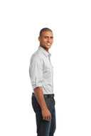 DISCONTINUED  Port Authority Stain-Release Roll Sleeve Twill Shirt. S649