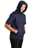 Sport-Tek® Hoodie - Sport-Wick® Fleece Short Sleeve Hooded Pullover. ST251
