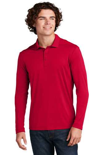 Sport-Tek  &#174;   Posi-UV &#153;   Pro Long Sleeve Polo. ST520LS