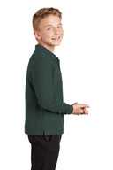 Port Authority Youth Long Sleeve Silk Touch™ Polo.  Y500LS