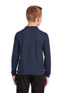 Port Authority Youth Long Sleeve Silk Touch™ Polo.  Y500LS