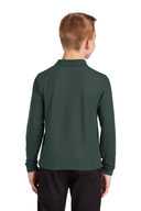Port Authority Youth Long Sleeve Silk Touch™ Polo.  Y500LS
