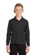 Port Authority Youth Long Sleeve Silk Touch™ Polo.  Y500LS