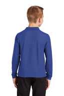 Port Authority Youth Long Sleeve Silk Touch™ Polo.  Y500LS