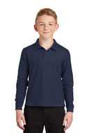 Port Authority Youth Long Sleeve Silk Touch™ Polo.  Y500LS
