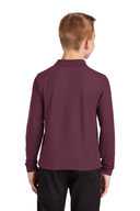 Port Authority Youth Long Sleeve Silk Touch™ Polo.  Y500LS