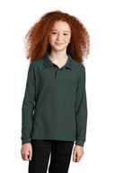 Port Authority Youth Long Sleeve Silk Touch™ Polo.  Y500LS