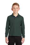 Port Authority Youth Long Sleeve Silk Touch™ Polo.  Y500LS