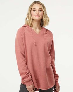 Independent Trading Co. Women’s Lightweight California Wave Wash Hooded Sweatshirt PRM2500 Independent Trading Co. Women’s Lightweight California Wave Wash Hooded Sweatshirt PRM2500